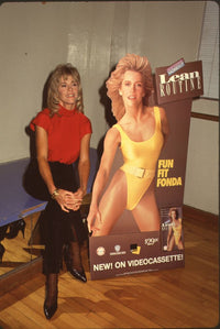 Jane Fonda Fitness Video Photo Print - Iconic Image