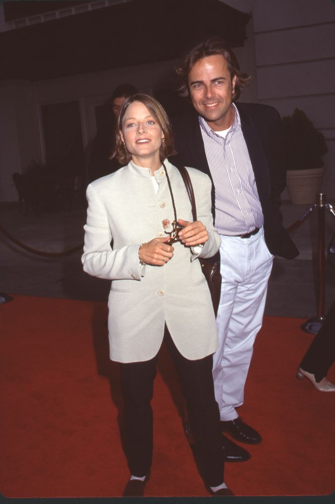 Jodie Foster and Randy Stone at Bridges of Madison County premiere photo print.