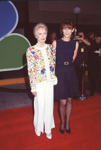 Janet Leigh in floral jacket and Jamie Lee Curtis at the SAG Awards Photo Print