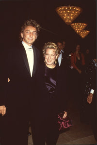 Barry Manilow photo print at the 64th Academy Awards Nominees Luncheon in tuxedo.