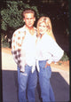Nick Savalas and Tori Spelling at Children's Hospital Softball Game Photo Print