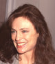 Jacqueline Bisset close-up photo print in tweed blazer at Golden Globes
