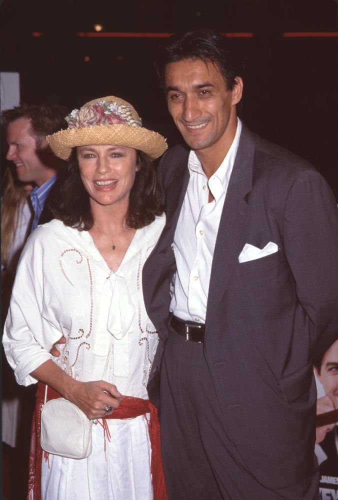 Jacqueline Bisset and Emin Boztepe at Mickey Blue Eyes Premiere Photo Print