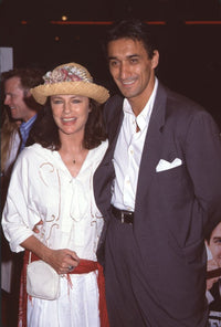 Jacqueline Bisset and Emin Boztepe at Mickey Blue Eyes Premiere Photo Print