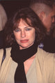 Close-up photo print of Jacqueline Bisset wearing a tan sweater and black scarf.