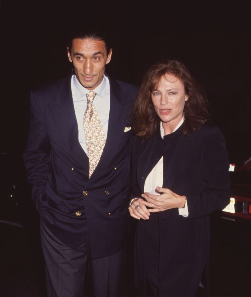 Emin Boztepe in double breasted suit with Jacqueline Bisset at Eclipse Restaurant opening photo print.