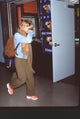 Claire Danes in baggy green pants at LAX - Photo Print