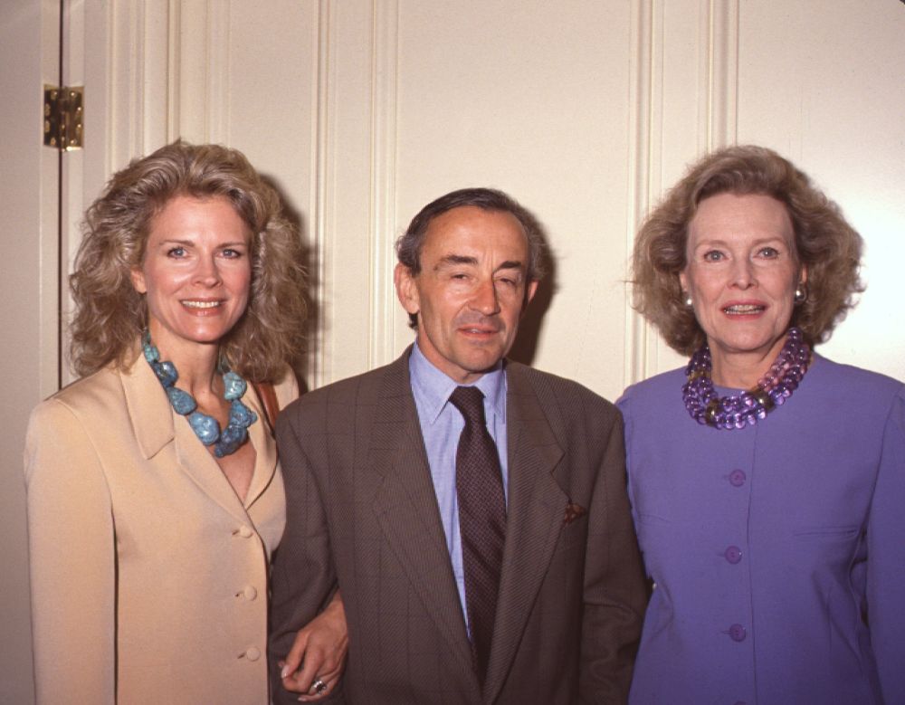 Candice Bergen, Louis Malle, and Frances Bergen Photo Print in multiple sizes.