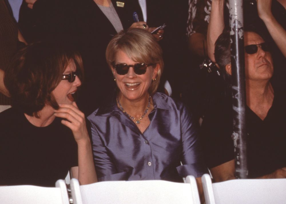 Rene Russo, Candice Bergen, and Dustin Hoffman Hand & Foot Print Ceremony Photo Print