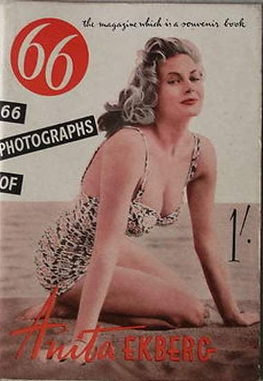 Anita Ekberg Vintage Magazine Cover Photo Print
