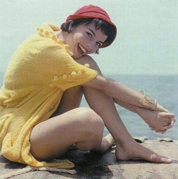 Natalie Wood Red Hat Photo Print capturing her iconic beauty.