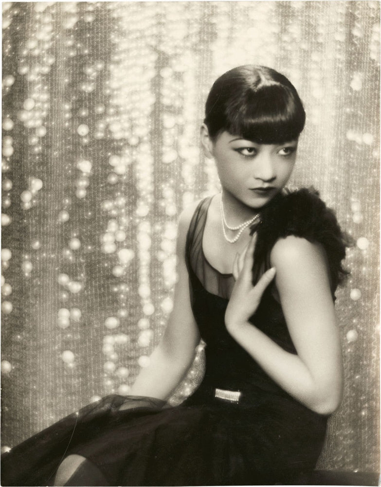 Anna May Wong Glam Backdrop Photo Print showcasing elegance and charisma.