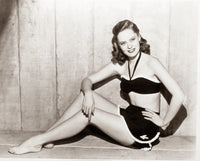 Alexis Smith Pose Photo Print showcasing classic Hollywood elegance