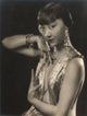 Anna May Wong in shiny dress photo print, vintage Hollywood art