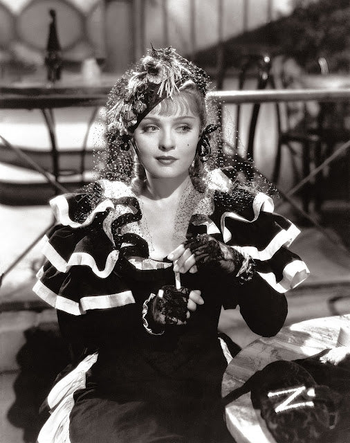 Anna Sten Ruffles Photo Print showcasing vintage Hollywood elegance
