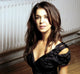 Annabella Sciorra Black Dress Photo Print, elegant photography.