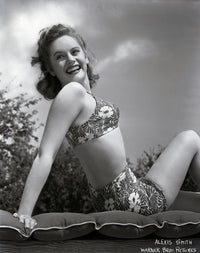 Alexis Smith Outside Photo Print showcasing classic Hollywood elegance.