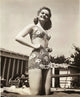 Alexis Smith Poolside Photo Print featuring classic Hollywood glamour