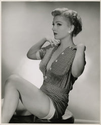 Anne Baxter Nightgown Photo Print showcasing classic Hollywood elegance.