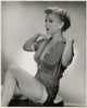 Anne Baxter Nightgown Photo Print showcasing classic Hollywood elegance.