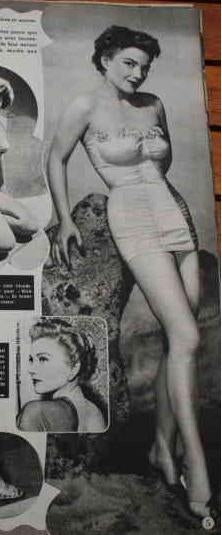 Anne Baxter magazine page photo print showcasing classic Hollywood elegance.
