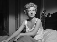 Anne Baxter Bed Photo Print showcasing classic Hollywood elegance.