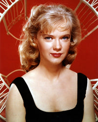 Anne Francis Red Photo Print, a vintage photo art piece.