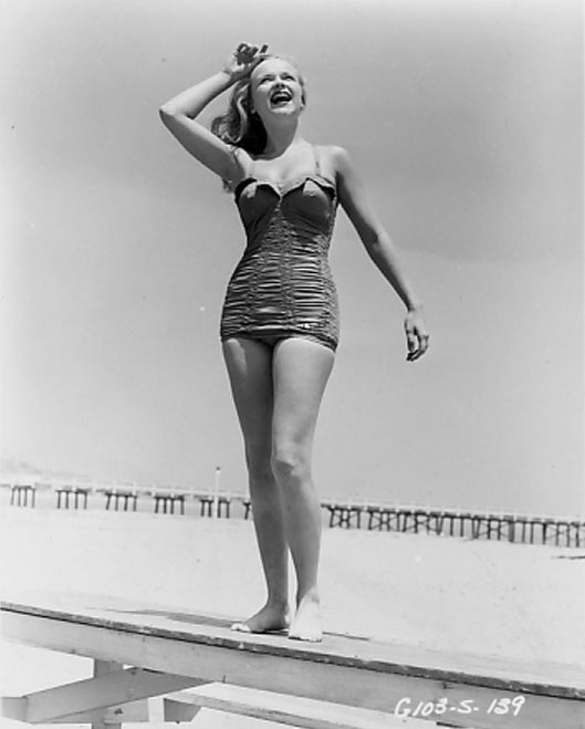 Anne Francis Beach Photo Print capturing coastal elegance.