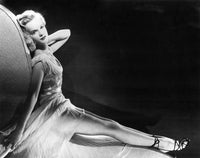 Anne Francis Lounge Photo Print capturing classic Hollywood beauty.