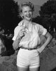 Anne Francis Ice Cream Photo Print featuring vintage actress.