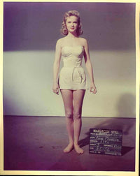 Anne Francis Alta White Front Photo Print featuring classic cinema style.
