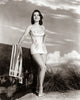 Anne Heywood Beach Towel Photo Print showcasing vibrant beach colors.