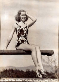 Anne Shirley Diving Board Photo Print capturing a whimsical moment.