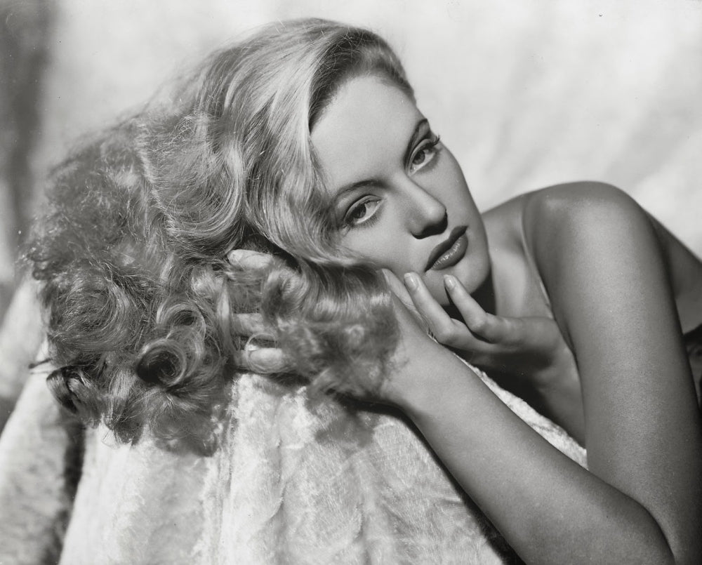 Alexis Smith Portrait Laying Down Photo Print