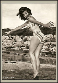 Abbe Lane At the Beach Photo Print showcasing a serene beach scene.