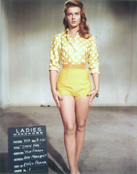 Ann Margret Wardrobe Yellow Photo Print showcasing classic Hollywood charm.