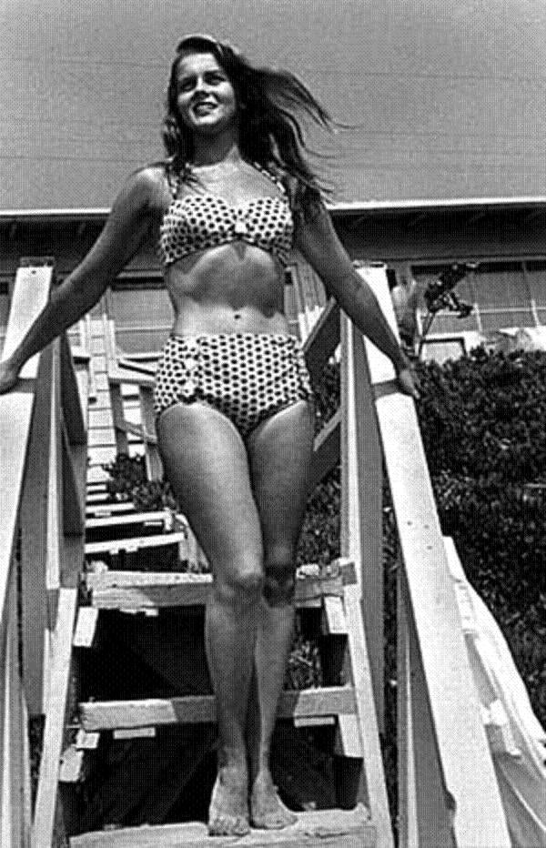 Ann Margret Polka Dots Photo Print showcasing a classic Hollywood icon.