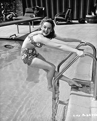Alexis Smith 'Getting into Pool' photo print in multiple sizes