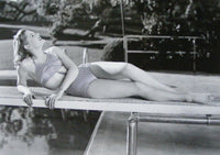Alexis Smith Diving Board Photo Print showcasing classic elegance.
