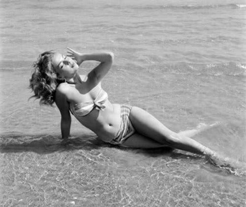 Abbe Lane Posing in the Water Photo Print