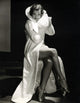 Bette Davis Fur Photo Print showcasing classic Hollywood elegance