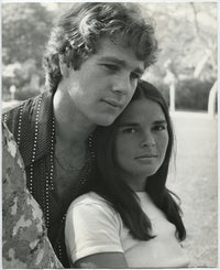 Ali MacGraw and Ryan O'Neal portrait photo print