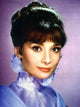 Audrey Hepburn Purple Photo Print - Elegant and Timeless Art