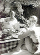 Audrey Hepburn Picnic Photo Print featuring iconic scene