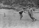 Audrey Hepburn Running on Beach Photo Print
