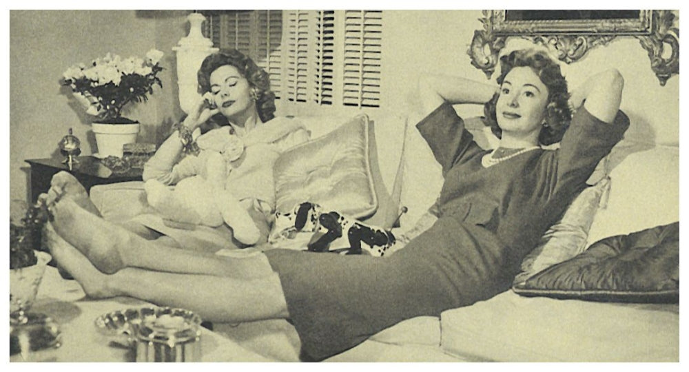 Audrey Meadows Couch Photo Print showcasing the iconic TV star.