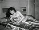 Ava Gardner photo print under the covers, classic Hollywood art