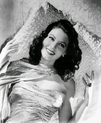 Ava Gardner Pillow Photo Print showcasing classic Hollywood elegance.