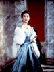 Ava Gardner in a stunning blue dress photo print - classic Hollywood glamour