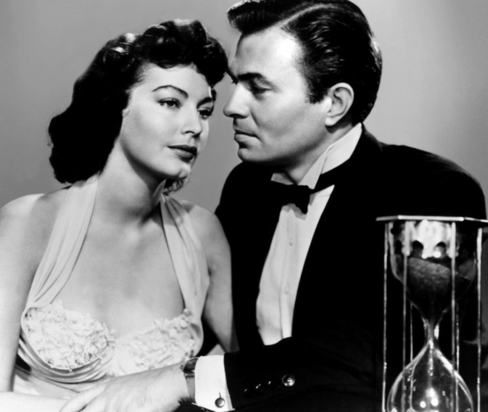 Ava Gardner Hour Glass Photo Print showcasing classic Hollywood elegance.